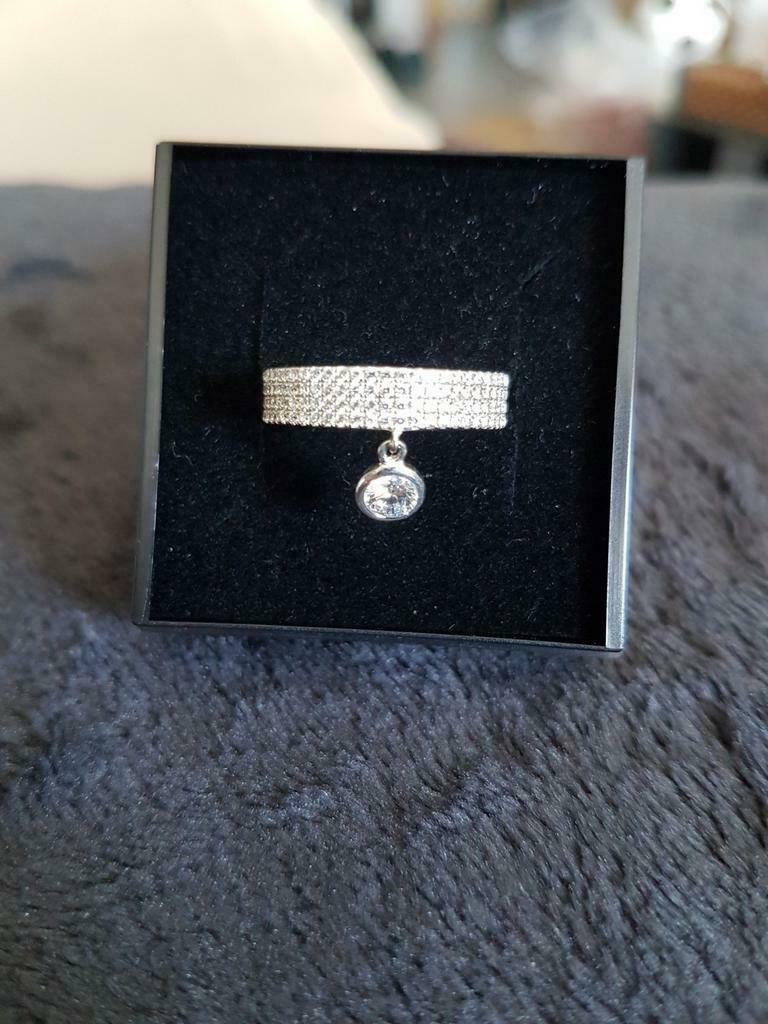 Nieuwe ring in zilver 925 maat 52 van Omex, Neuf, Enlèvement ou Envoi, Avec cristal, Femme