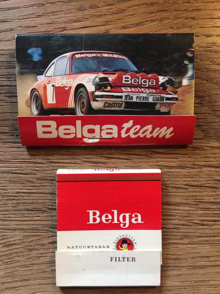 BELGA racing lucifers 2x, Verzamelen, Ophalen of Verzenden, Zo goed als nieuw, Overige typen