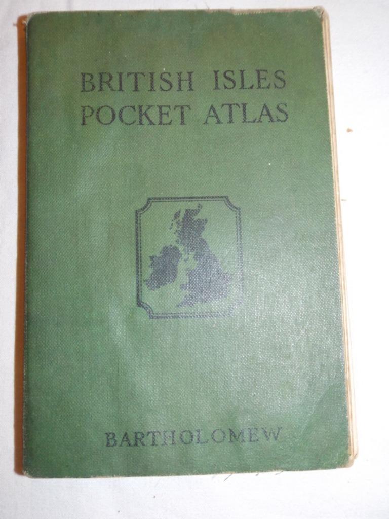 British isles pocket atlas 1943, Boeken, Atlassen en Landkaarten, Gelezen, Verenigd Koninkrijk, Ophalen of Verzenden, Landkaart