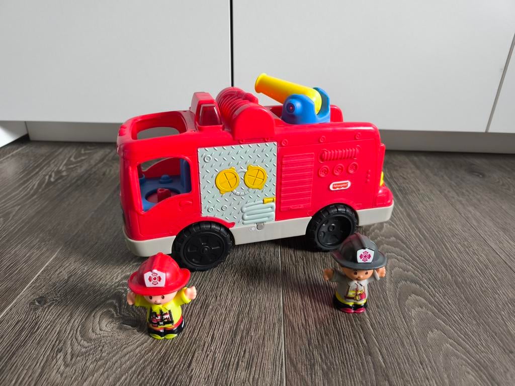 Little People brandweerwagen, Ophalen