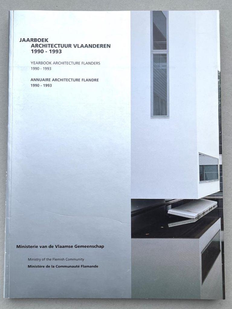 (Eerste) Jaarboek Architectuur Vlaanderen 1990-1993, Boeken, Kunst en Cultuur | Architectuur, Ophalen of Verzenden