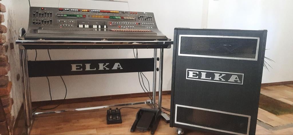 ELKA CONCORDE 802 à boutons avec AMPLI ELKATONE 700, Musique & Instruments, Enlèvement, Utilisé, Orgue