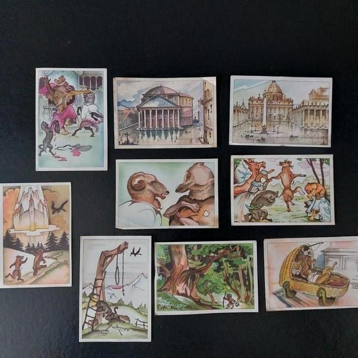 Lot prentjes Victoria uit de reeks Reinaart de Vos, Ophalen of Verzenden