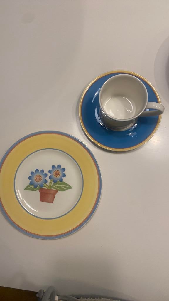 Mooi sevies Villeroy en Boch Twist, Huis en Inrichting, Ophalen, Zo goed als nieuw, Bord(en)