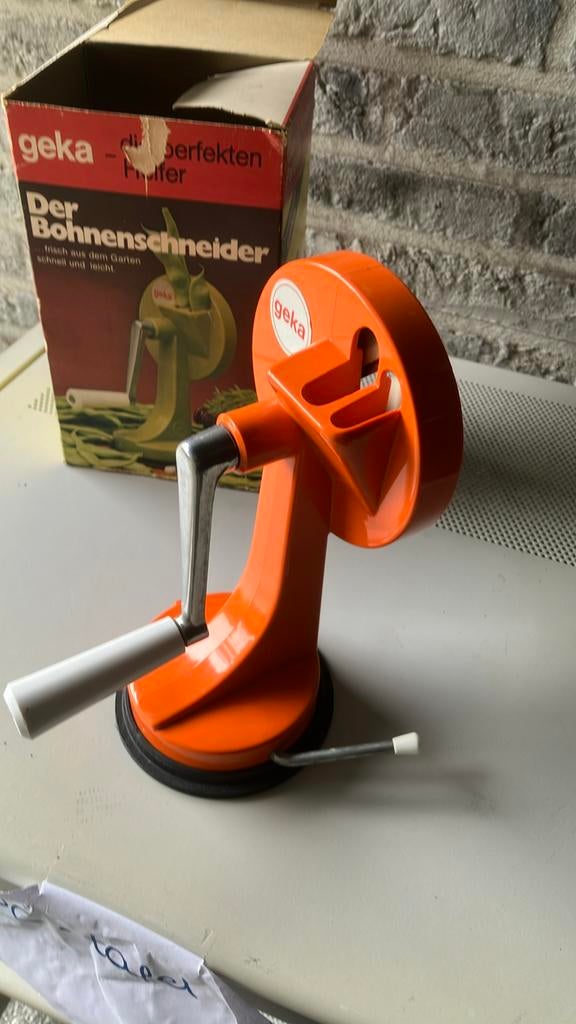 Vintage bonen snij machine, Enlèvement, Comme neuf