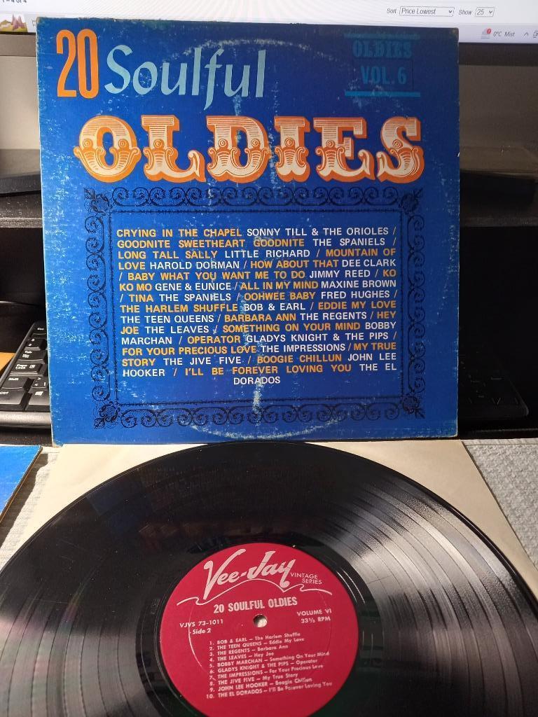 20 Soulful Oldies Vol. 6 _ LP als nieuw, Ophalen of Verzenden, Zo goed als nieuw, 12 inch