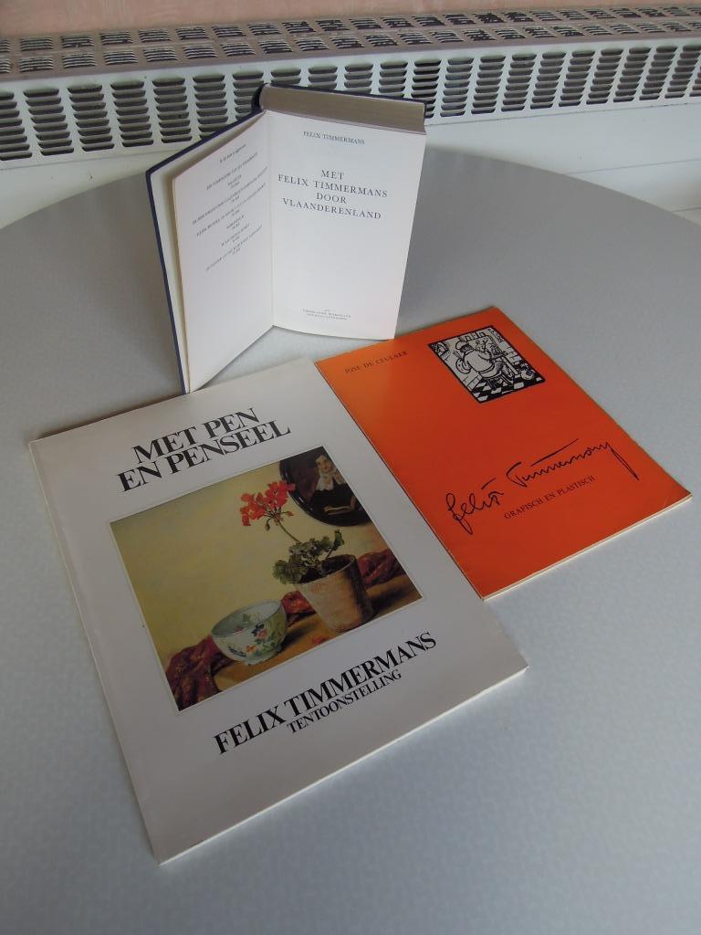Felix Timmermans 2 boeken grafisch plastisch, Antiek en Kunst, Ophalen of Verzenden