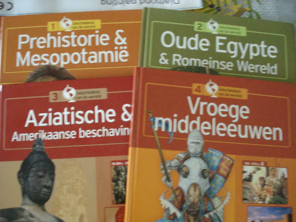 Kinderboeken - serie 12st  + 3 st kinderatlas, Ophalen, Nieuw