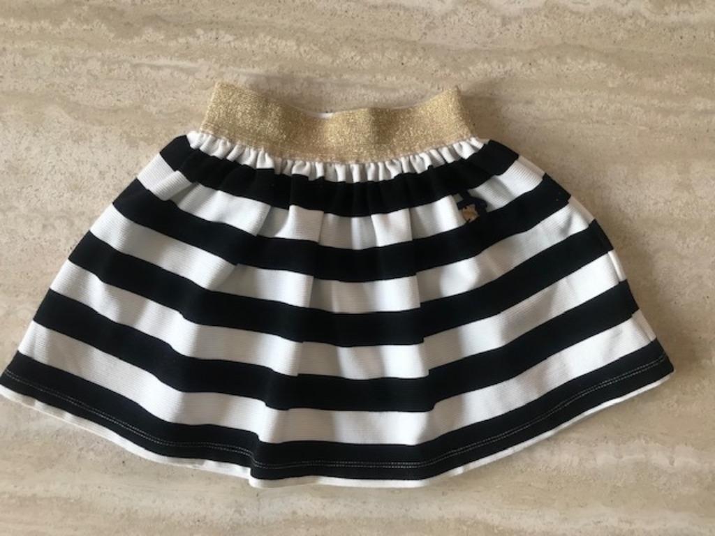 Nieuwe wit/zwart gestreepte rok Le Chic - maat 116 (nr4621), Meisje, Le Chic, Nieuw, Ophalen of Verzenden