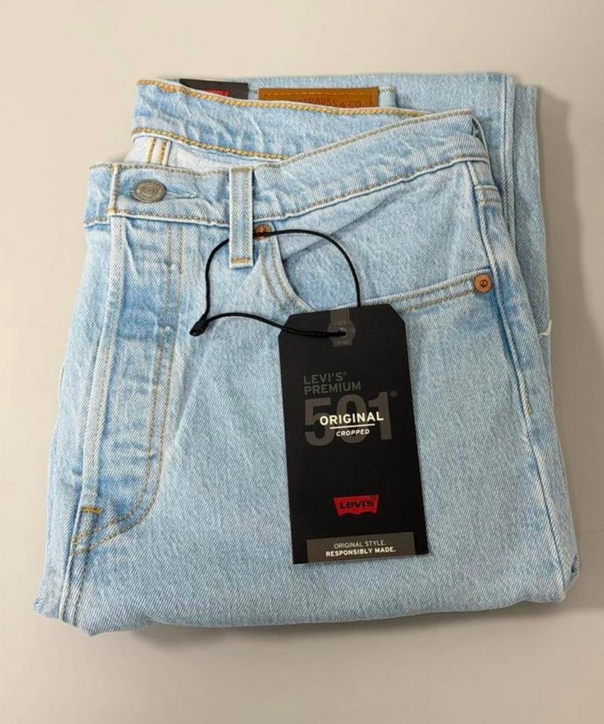 Jean court Levi's 501 Original femmes NOUVEAU W29 L28 29-28, Enlèvement ou Envoi, Neuf, Bleu, W28 - W29 (confection 36)
