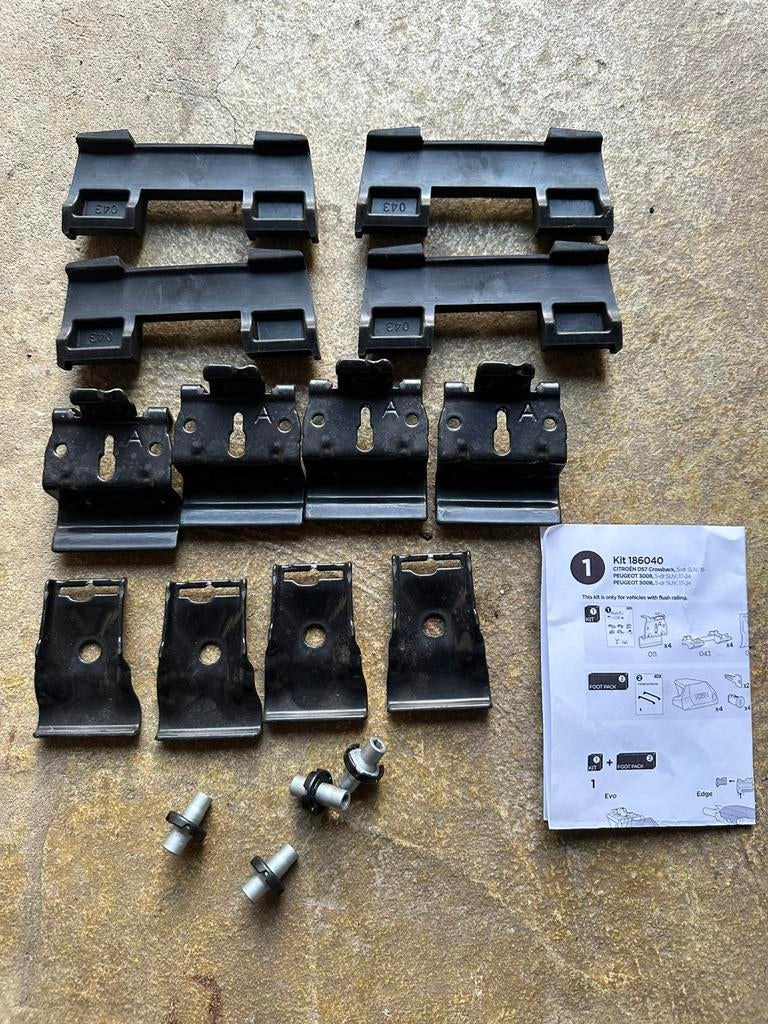 Kit Thule 186040 ou 6040. DS7 3008 ou 5008, Enlèvement ou Envoi, Comme neuf