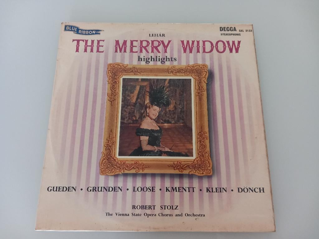 Vinyl LP The Merry Widow Operette Opera Klassiek Léhar, Ophalen of Verzenden, 12 inch, Opera of Operette