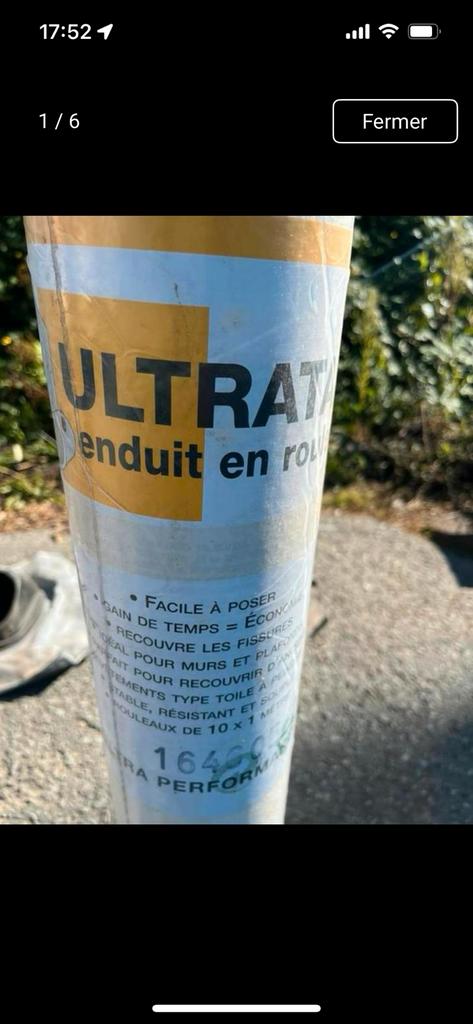 Ultratap enduit rouleau fibre de verre, Enlèvement, Neuf