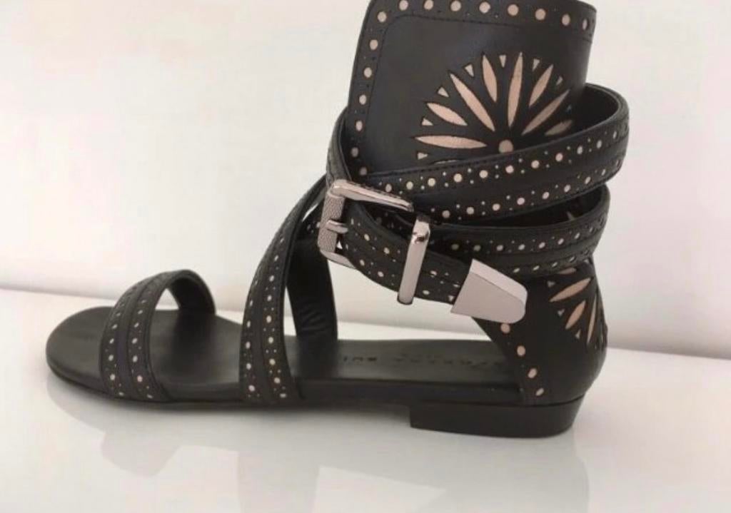 Barbara Bui sandaaltjes M36, Barbara Bui, Zwart, Zo goed als nieuw, Sandalen of Muiltjes