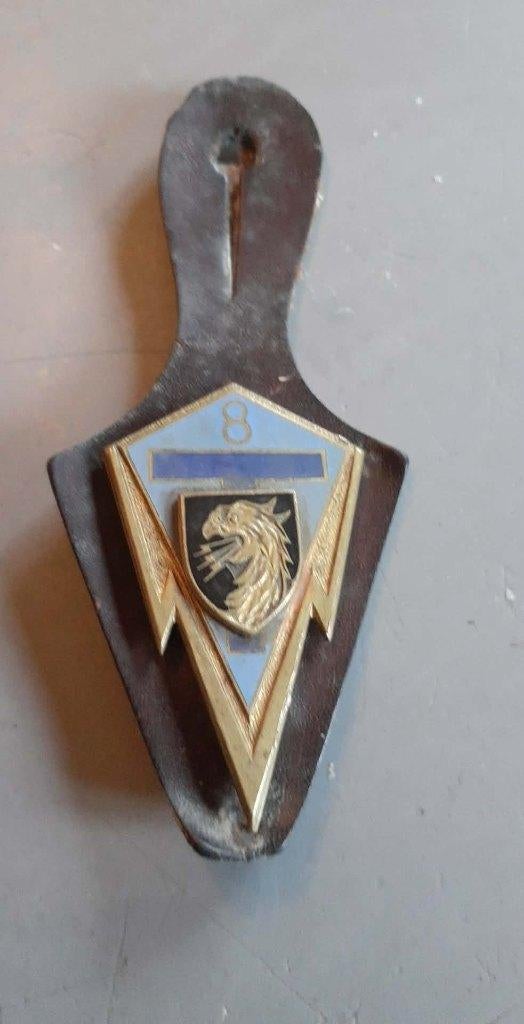 pucelle française 8 eme regiment de transmissions, Enlèvement ou Envoi, Armée de terre, Emblème ou Badge