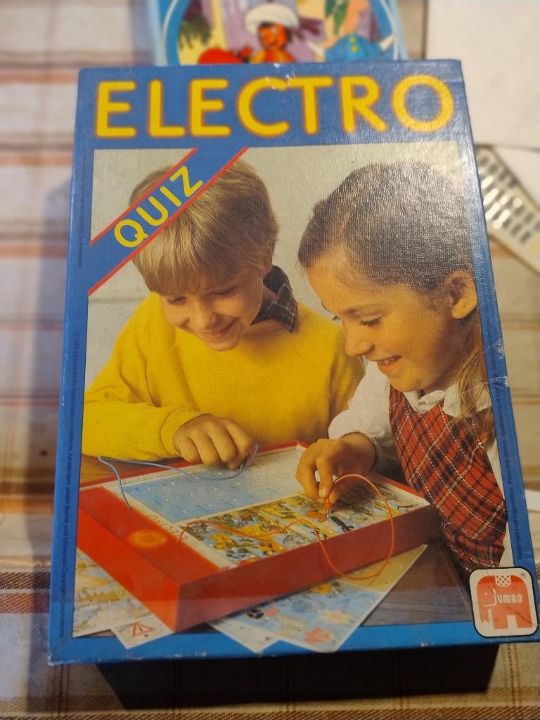 Quiz electro vintage jumbo, Kinderen en Baby's, Ophalen of Verzenden, Gebruikt, Puzzelen, Met licht