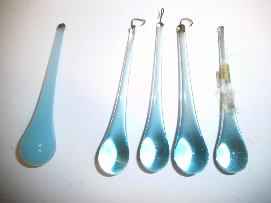 Lot de 5 perles de lustre, Maison & Meubles, Lampes | Autre, Utilisé, Enlèvement ou Envoi