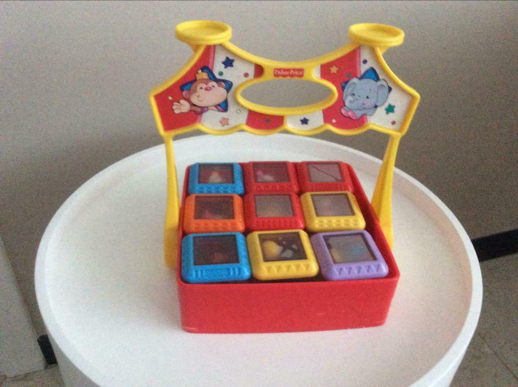 Fisher - price. . CIRCUS 9 blokjes. In bakje, Ophalen of Verzenden, Zo goed als nieuw, Speelset