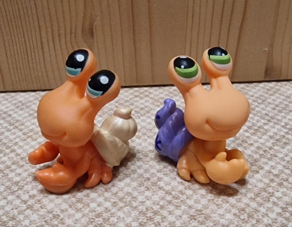 Littlest Pet Shop(LPS) Krabben/ Heremietkreeften–#1141 & #62, Ophalen of Verzenden, Gebruikt
