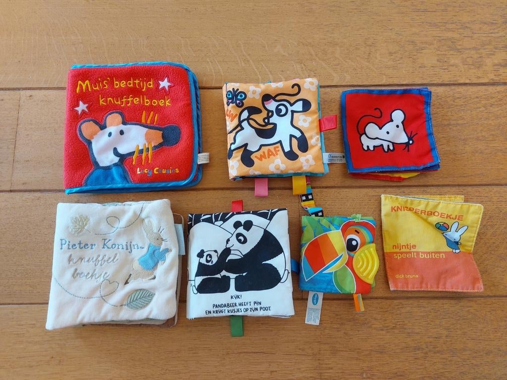 Verzameling stoffen boekjes voor baby's, Ophalen, Gebruikt