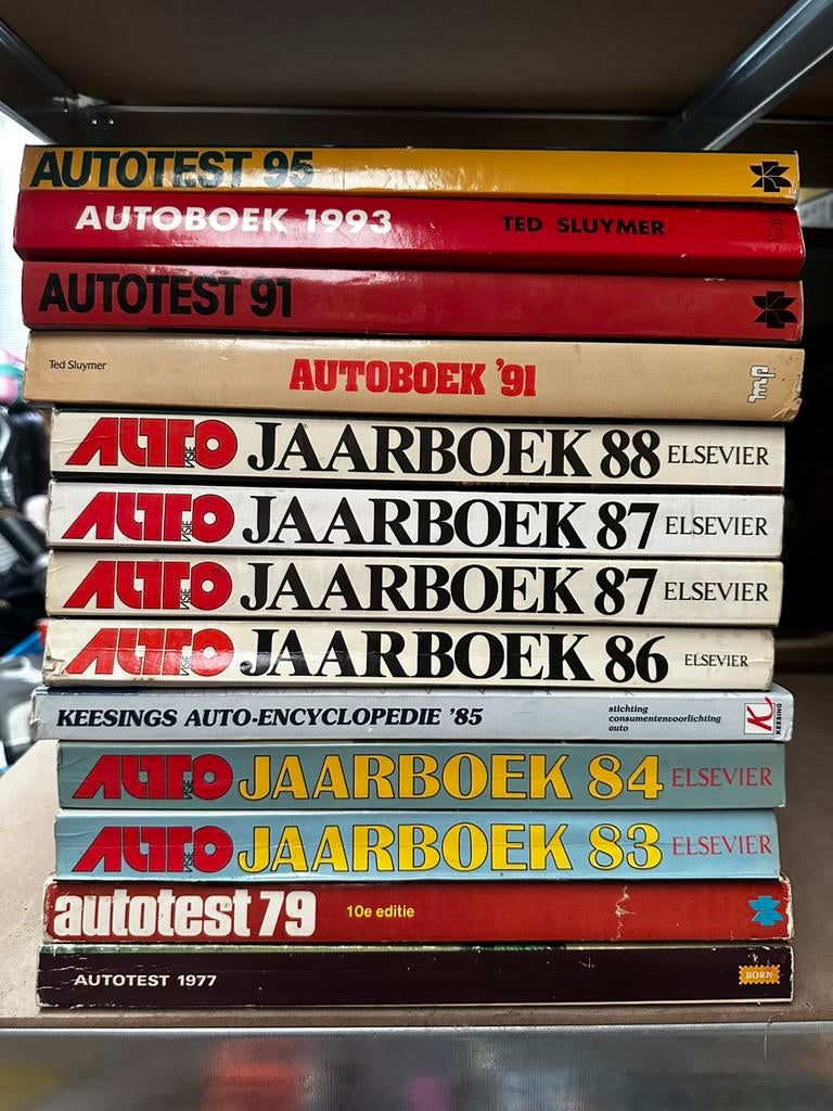 Annuaires Autogids de 1978 à 2023, Enlèvement, Utilisé, Autres