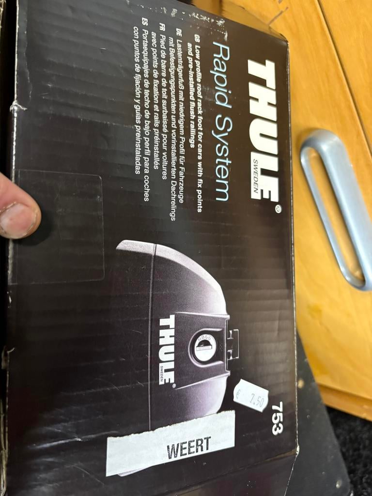 Thule 753 + adapter, Ophalen, Zo goed als nieuw