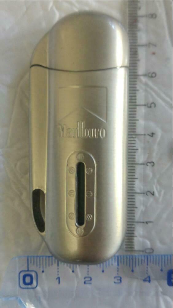 Briquet publicitaire aansteker Marlboro inox, Enlèvement ou Envoi, Comme neuf, Briquet
