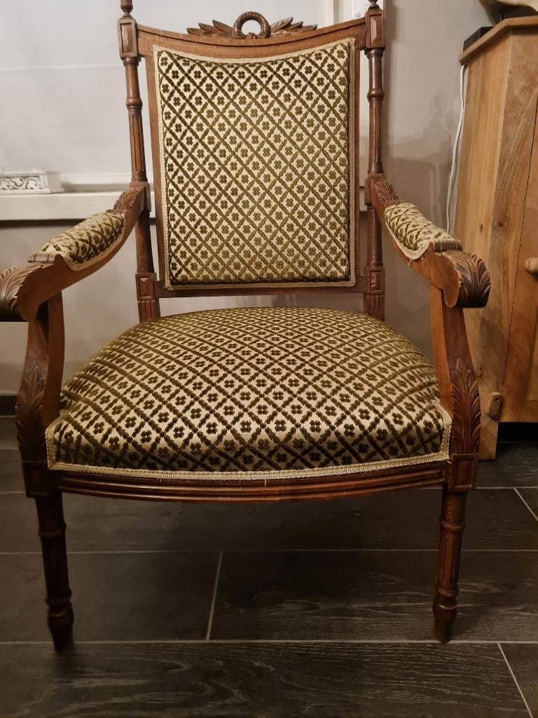 Stoel/zetel, Antiek en Kunst, Antiek | Meubels | Stoelen en Sofa's, Ophalen