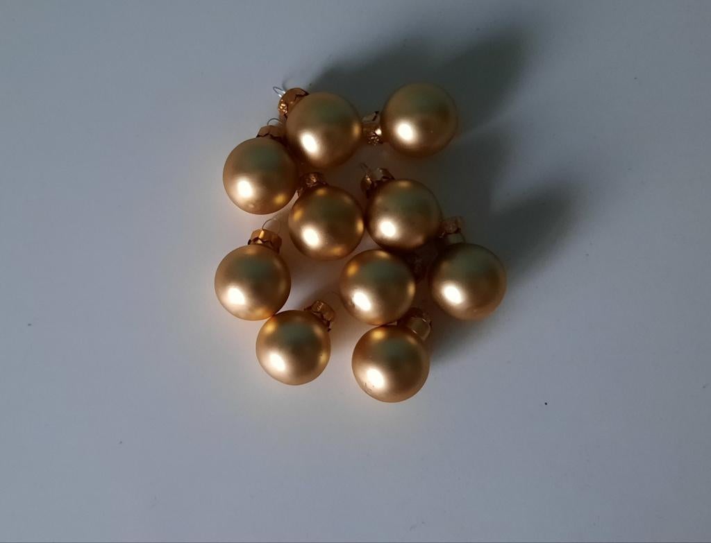 10 kerstballen, Ophalen of Verzenden, Zo goed als nieuw, Versiering