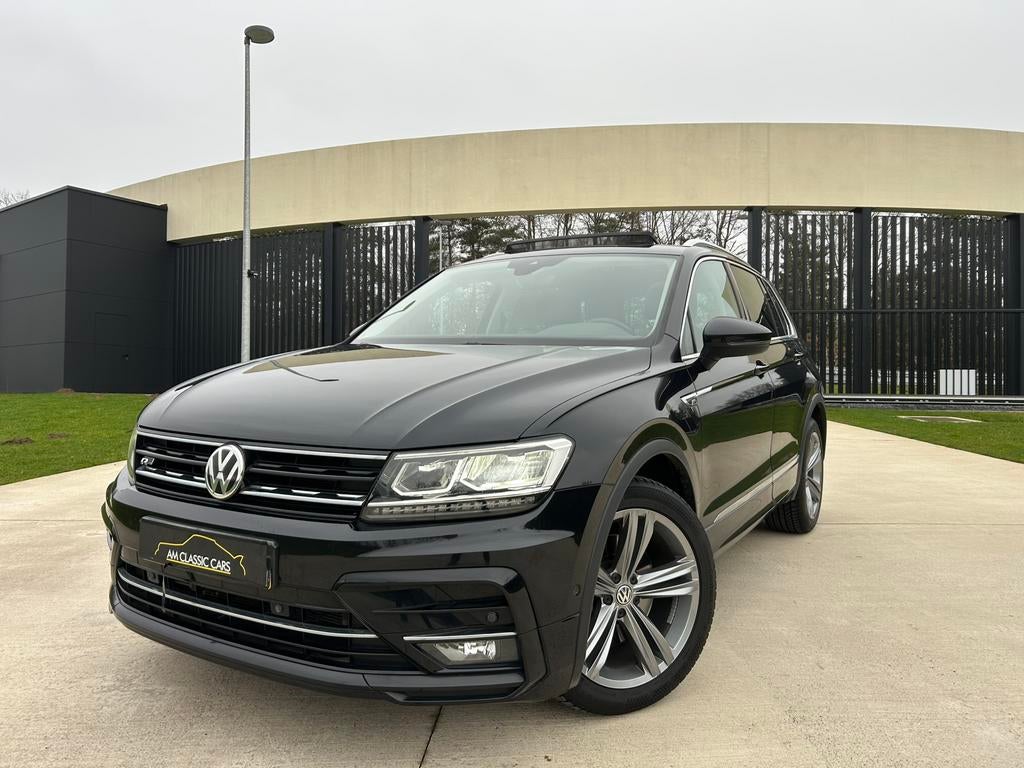 Volkswagen Tiguan 2.0 R line DSG/190 pk/volledige optie, Auto's, Volkswagen, 4 cilinders, 1984 cc, Zwart, Bedrijf
