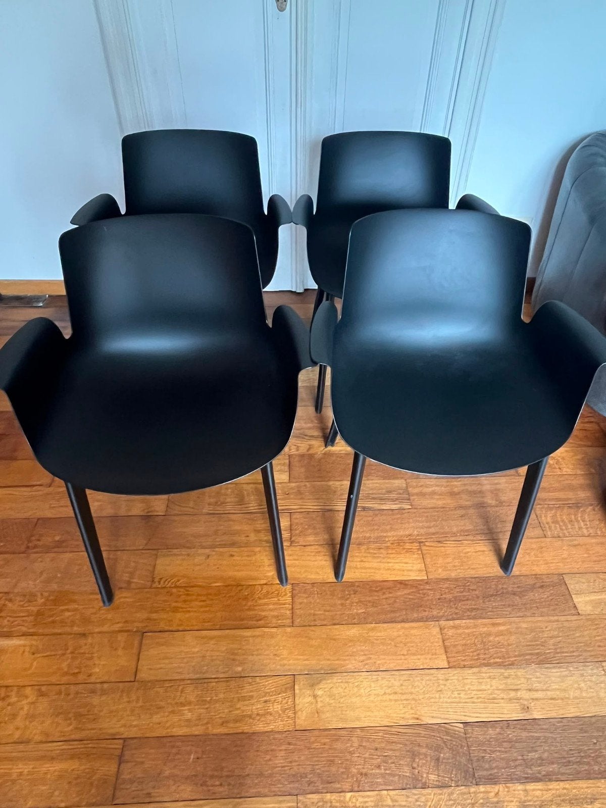 Kartell Piuma stoelen zwart, Ophalen, Kunststof, Gebruikt, Zwart
