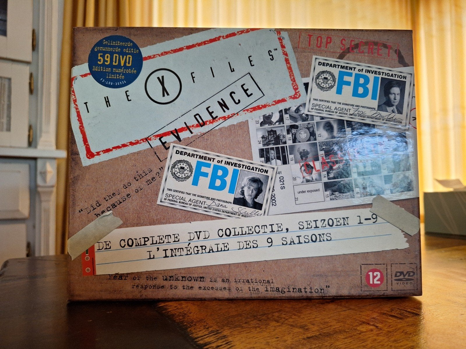 The X-Files: Complete DVD Collectie Seizoen 1-9 (59 DVD), CD & DVD, DVD | TV & Séries télévisées, Enlèvement ou Envoi, Saison 1