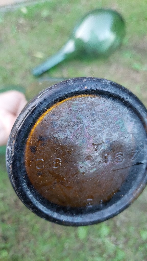 Oude fles Charles Borron, Hobby en Vrije tijd, Overige Hobby en Vrije tijd, Ophalen, Gebruikt