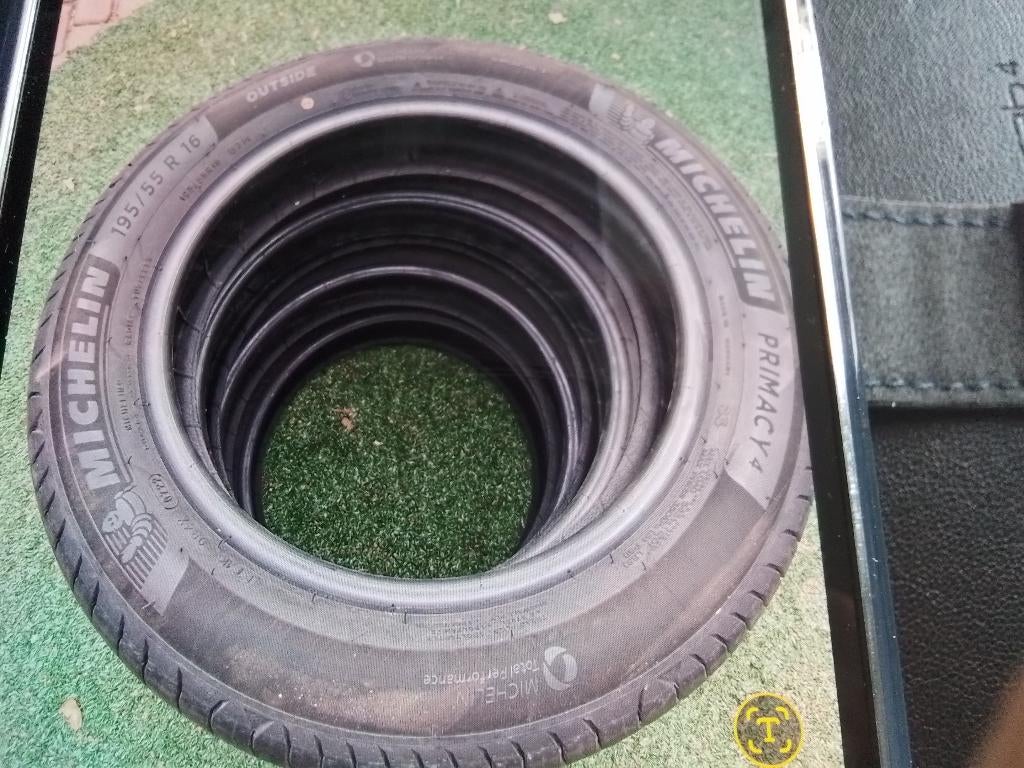 Michelin banden 195/55/16 zgan, Auto-onderdelen, Banden en Velgen, Ophalen, Gebruikt, 16 inch, Band(en)