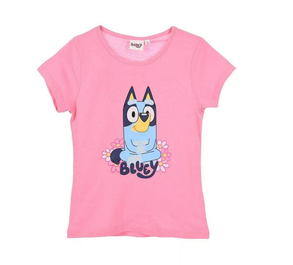 Bluey T-shirt - Roze - Maat 98 - 104 - 110 - 116, Kinderen en Baby's, Kinderkleding | Maat 98, Nieuw, Meisje, Shirt of Longsleeve