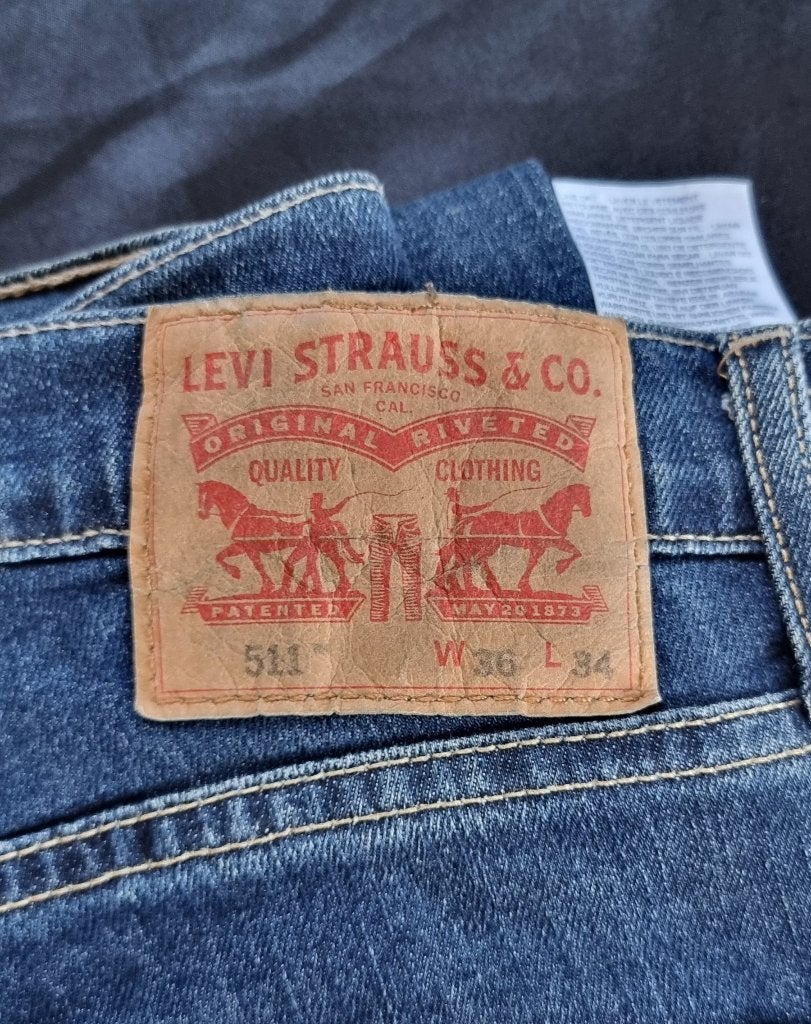 LEVIS 511, Neuf, Levis, Bleu, W36 - W38 (confection 52/54)