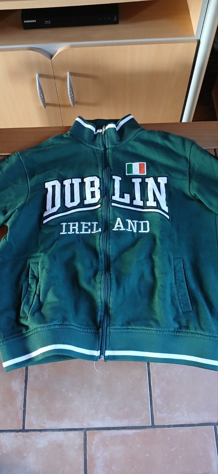 Vintage trainingsvest Ireland, Ophalen of Verzenden, Zo goed als nieuw, Maat 56/58 (XL)