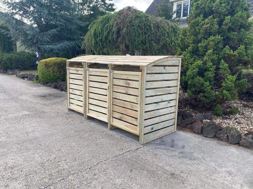 houten kliko ombouw, Ophalen of Verzenden, Nieuw, Hout, Containerberging