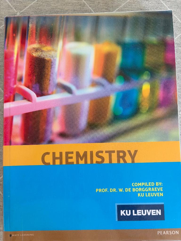 Chemistry KU Leuven, Boeken, Ophalen of Verzenden, Gelezen, Pearson