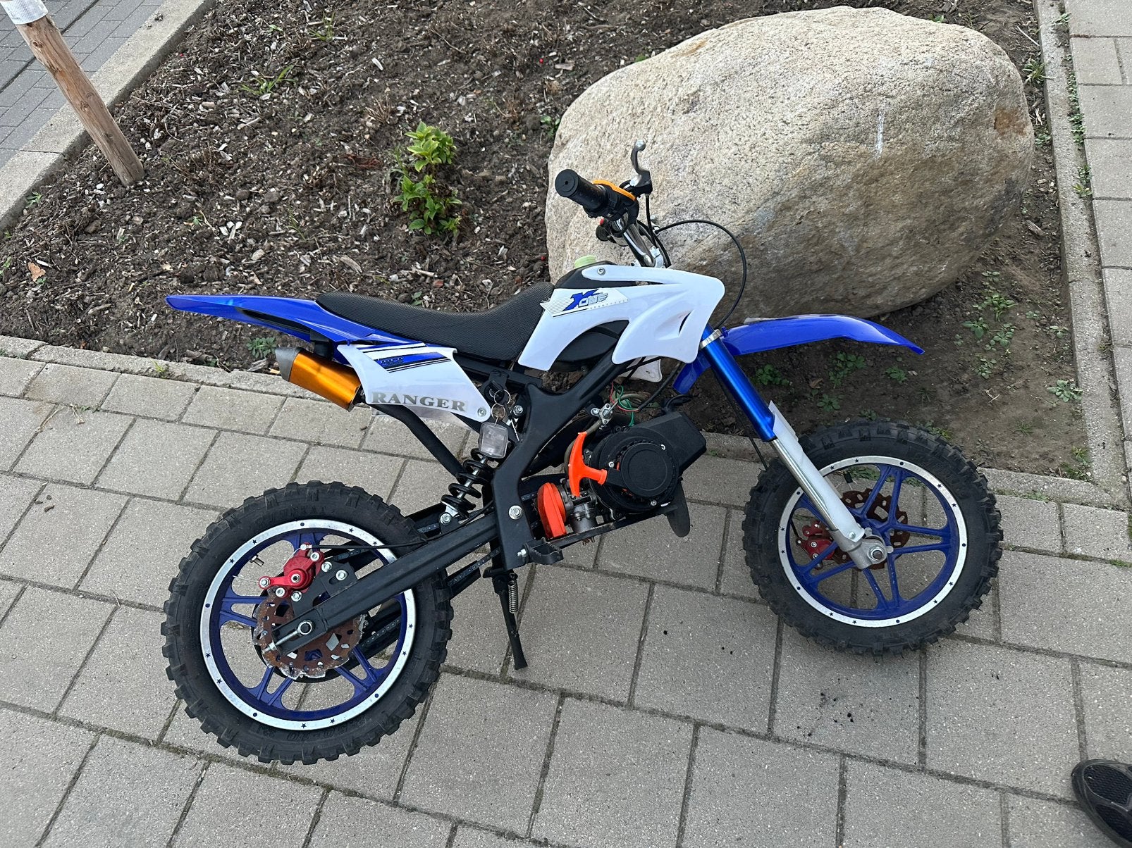 49cc dirtbike voor kinderen. Bid maar een prijs, Fietsen en Brommers, Verzenden, Gebruikt, 49 cc, Dirtbike