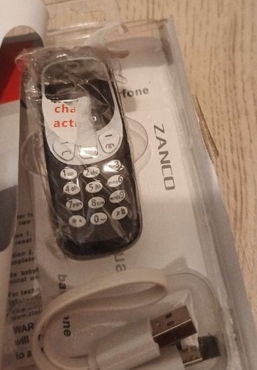 Mini téléphone ZANCO – très petit – boîte et câble, Antiquités & Art, Enlèvement