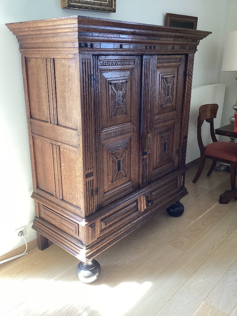 Armoire ancienne en chêne style hollandais, Antiquités & Art, Enlèvement