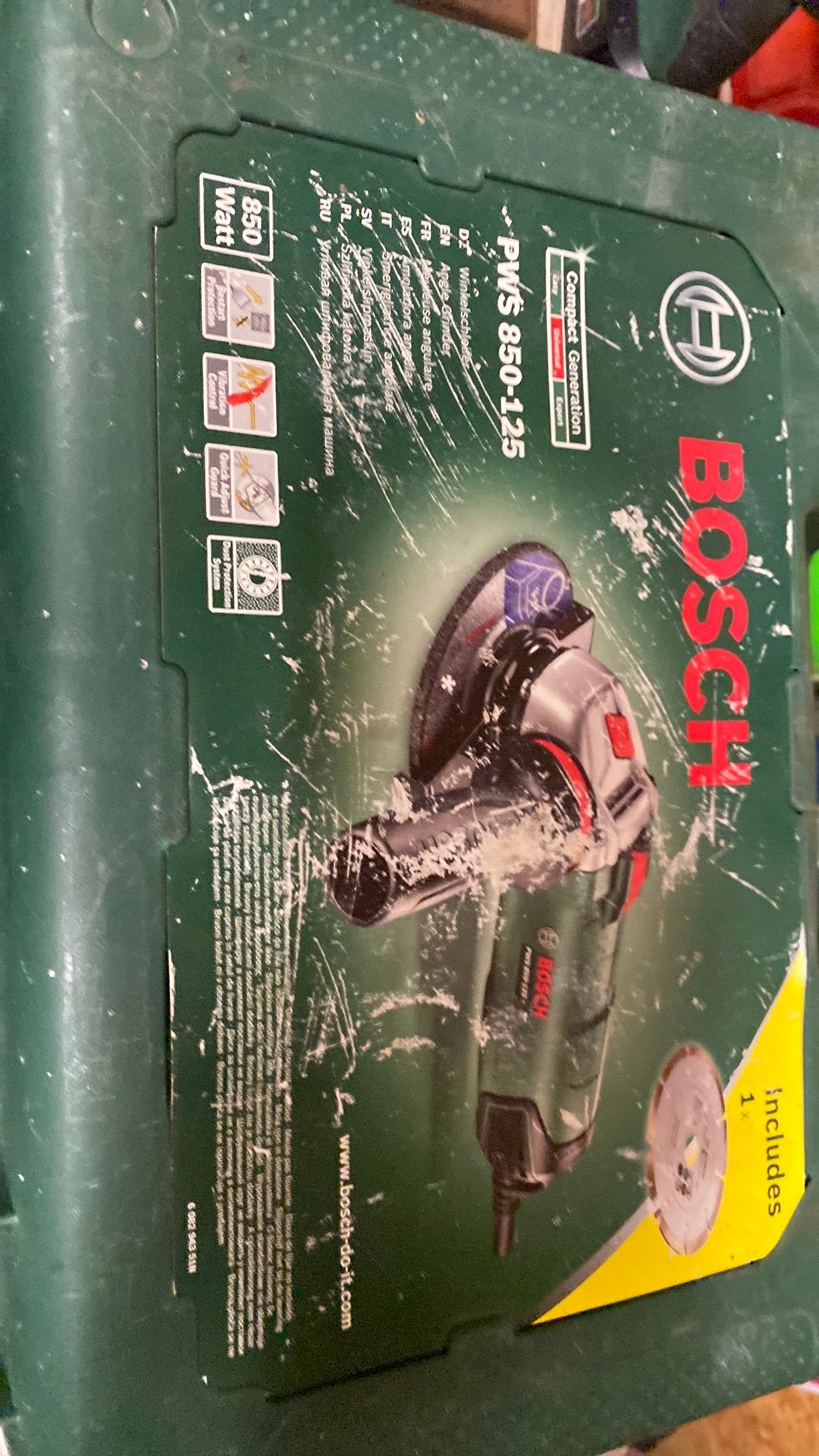 Disqueuse bosch verte en bon etat, Bricolage & Construction, Outillage | Ponceuses, Enlèvement ou Envoi, Comme neuf