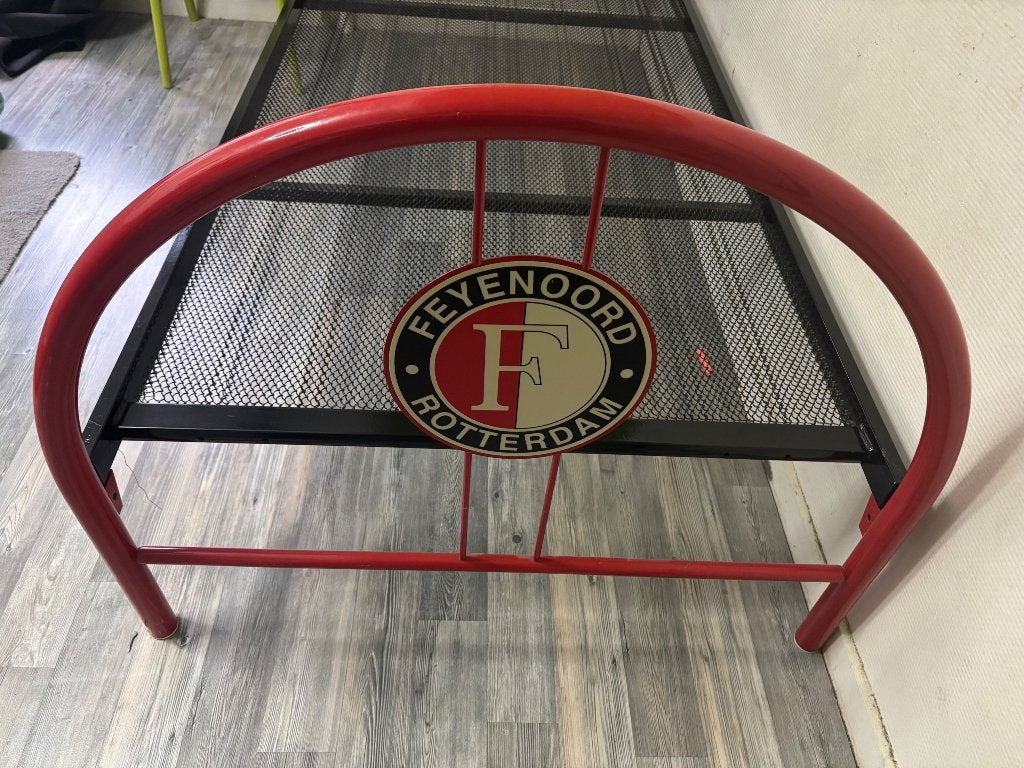 1 persoons bed, Ophalen, Feyenoord, Gebruikt, 90 cm