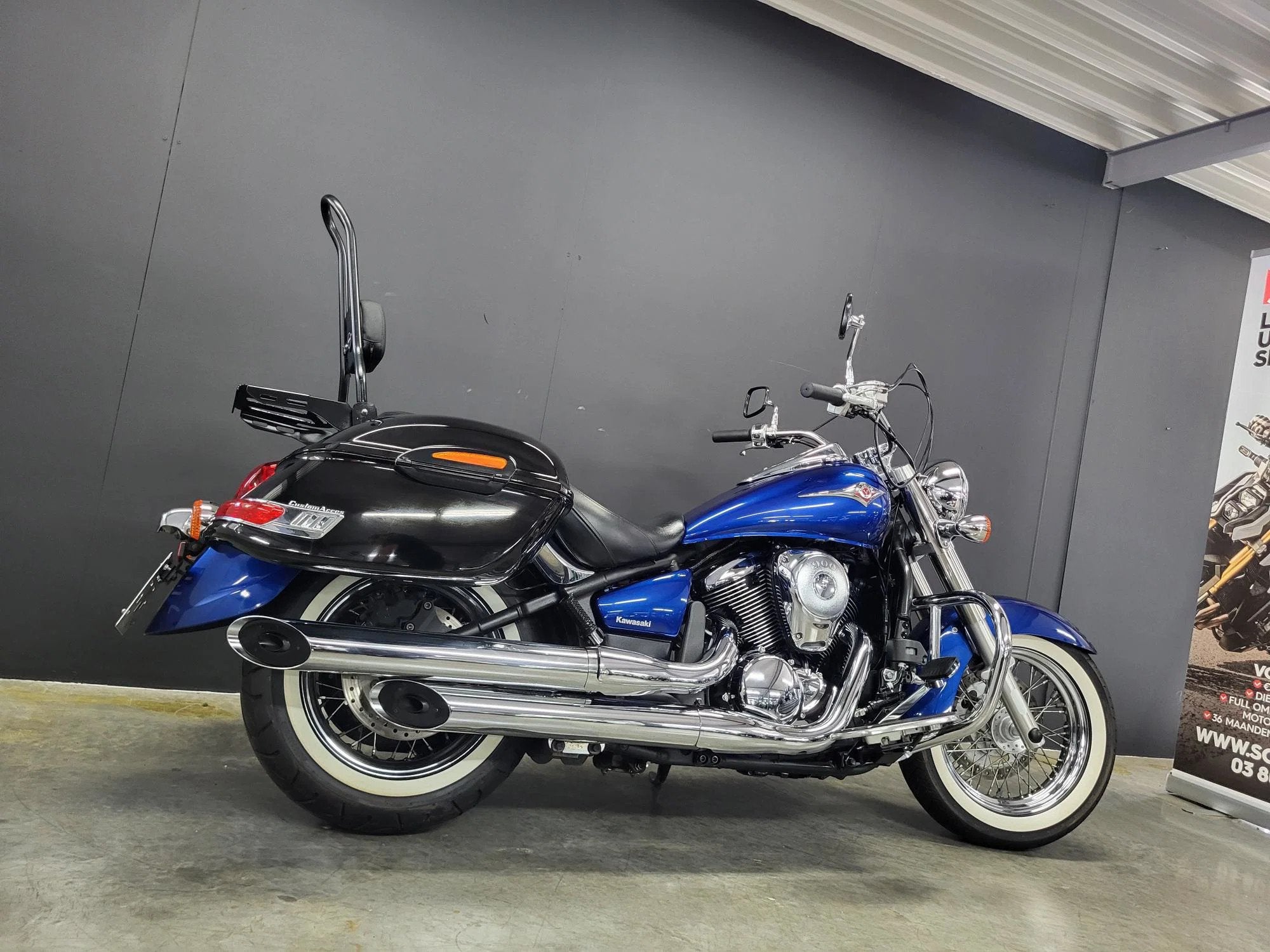 Kawasaki VN 900 zalige cruiser in topstaat, Motos, Entreprise, Plus de 35 kW, 900 cm³, Autre