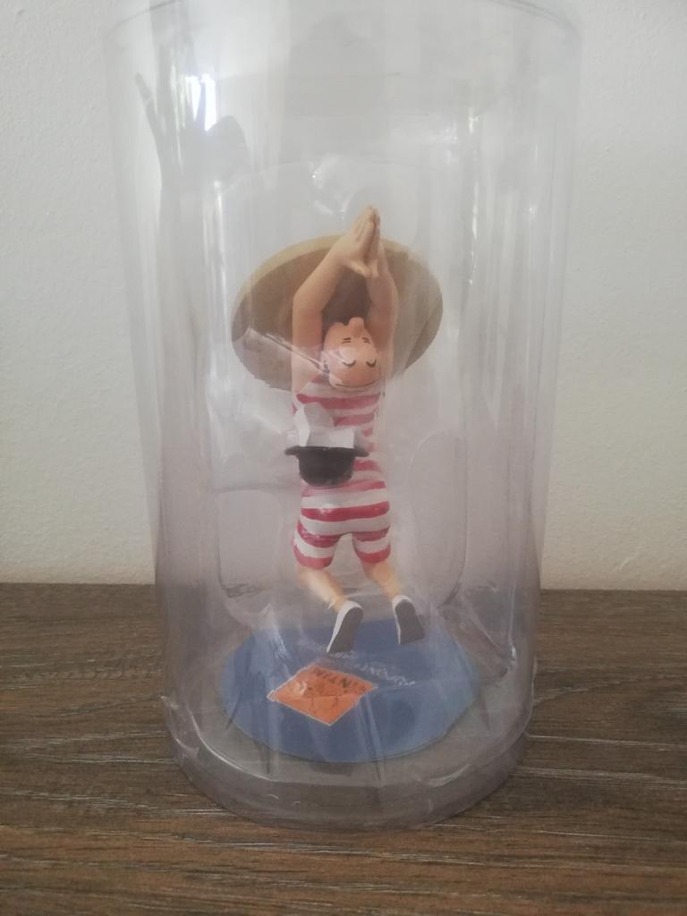 Kuifje-figuur, zwemmer van Dupond