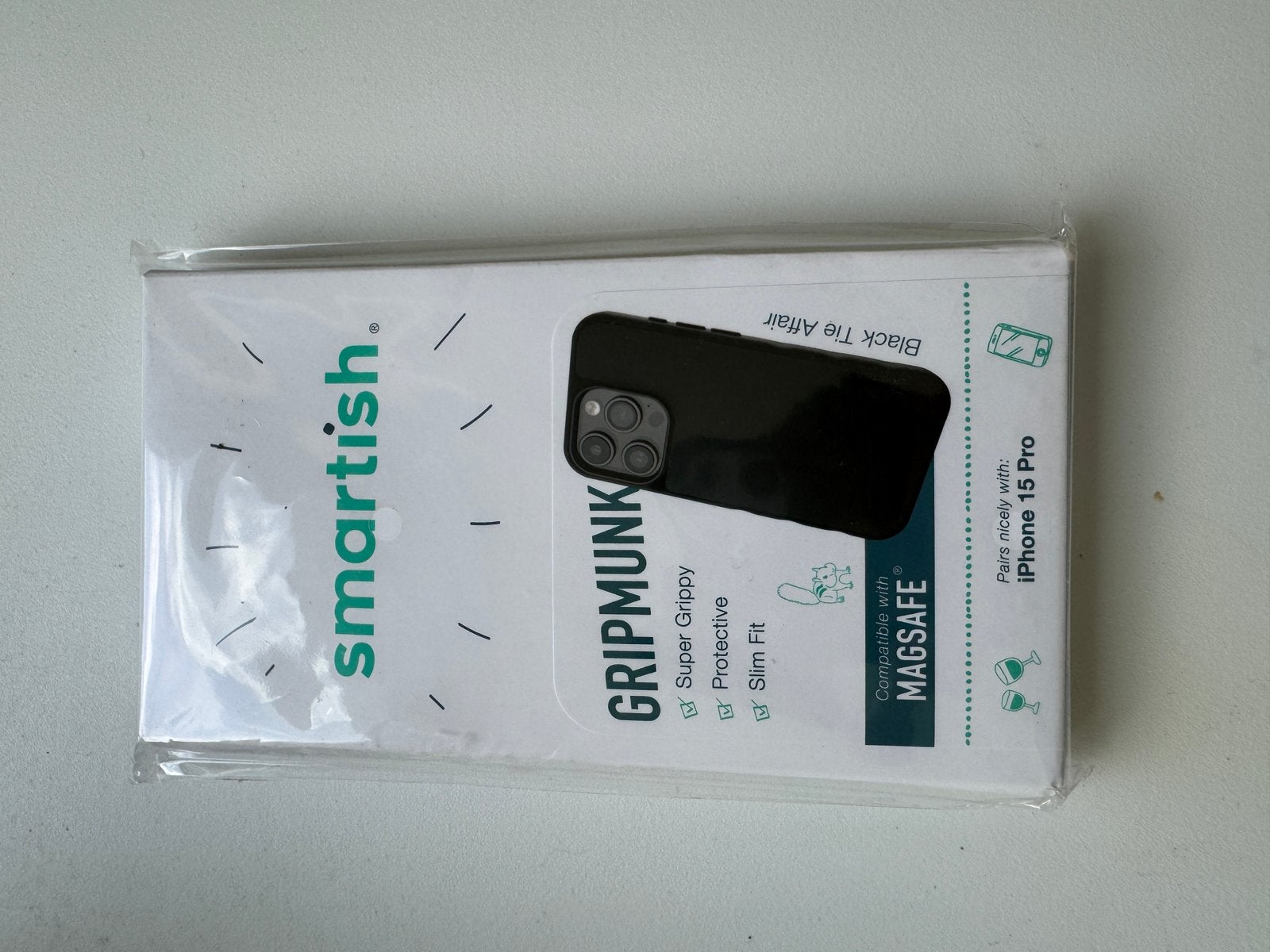 Telefoonhoesje iphone 15 pro smartish gripmunk magsafe, Télécoms, Téléphonie mobile | Housses, Coques & Façades | Apple iPhone