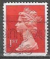 Grande-Bretagne 1990 - Yvert 1474b - Reine Elisabeth (ST), Timbres & Monnaies, Envoi, Affranchi