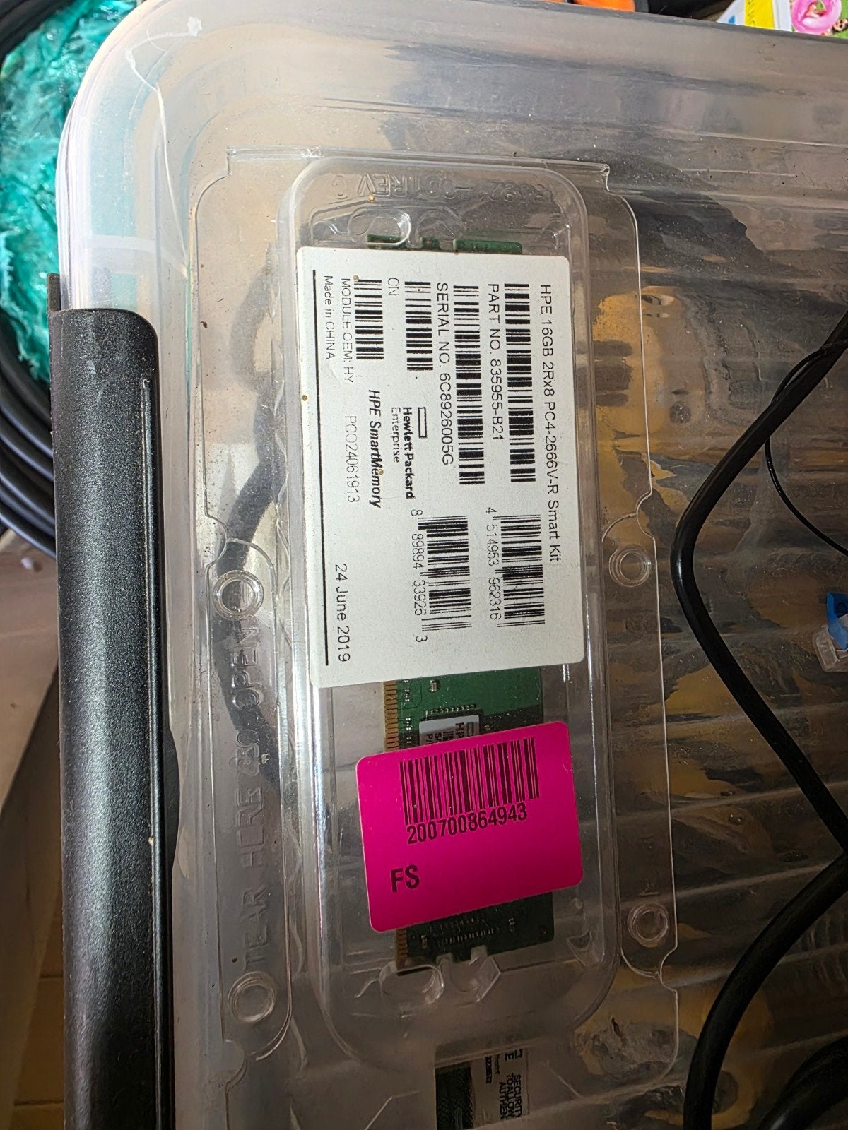 ​HPE 16GB DDR4 RAM Server Geheugen – PC4-2666V Smart Kit (83, Computers en Software, RAM geheugen, Ophalen of Verzenden, Nieuw