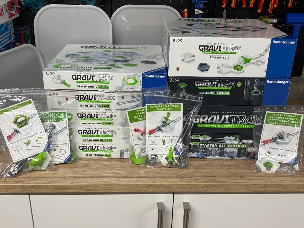 MEGA GROTE set GraviTrax en Vertical Pro & 13 Uitbreidingen, Kinderen en Baby's, Ophalen of Verzenden, Zo goed als nieuw, Bouwen